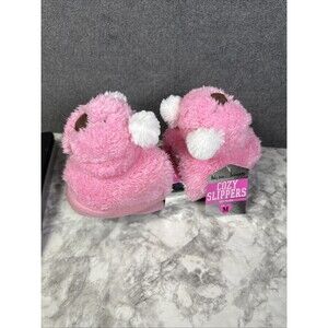 Warm & Snuggy Collection Cozy Soft Plush Slippers, Pink Koala Bear. Size M READ*